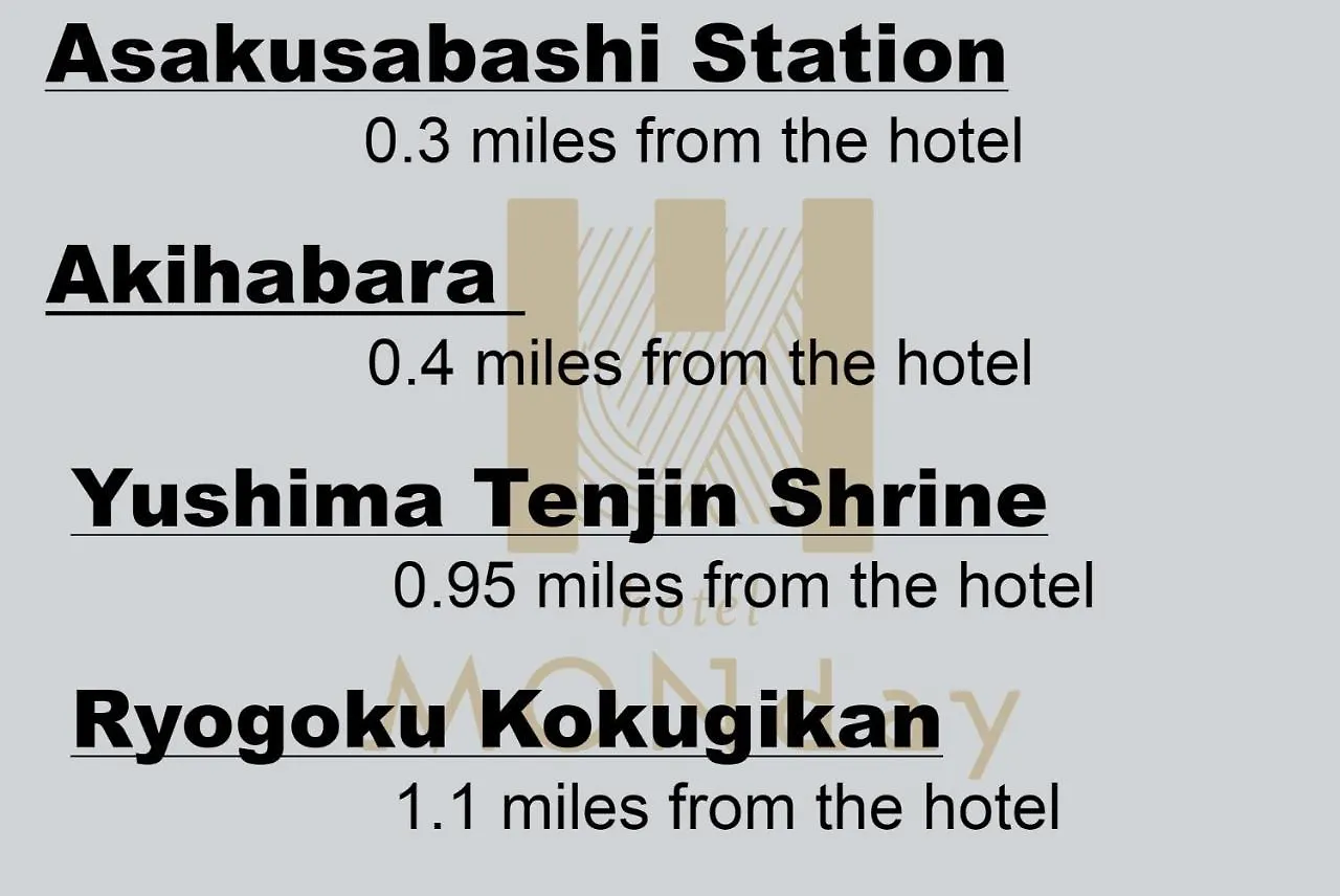 Aparthotel Monday Apart Asakusabashi Akihabara Tokyo